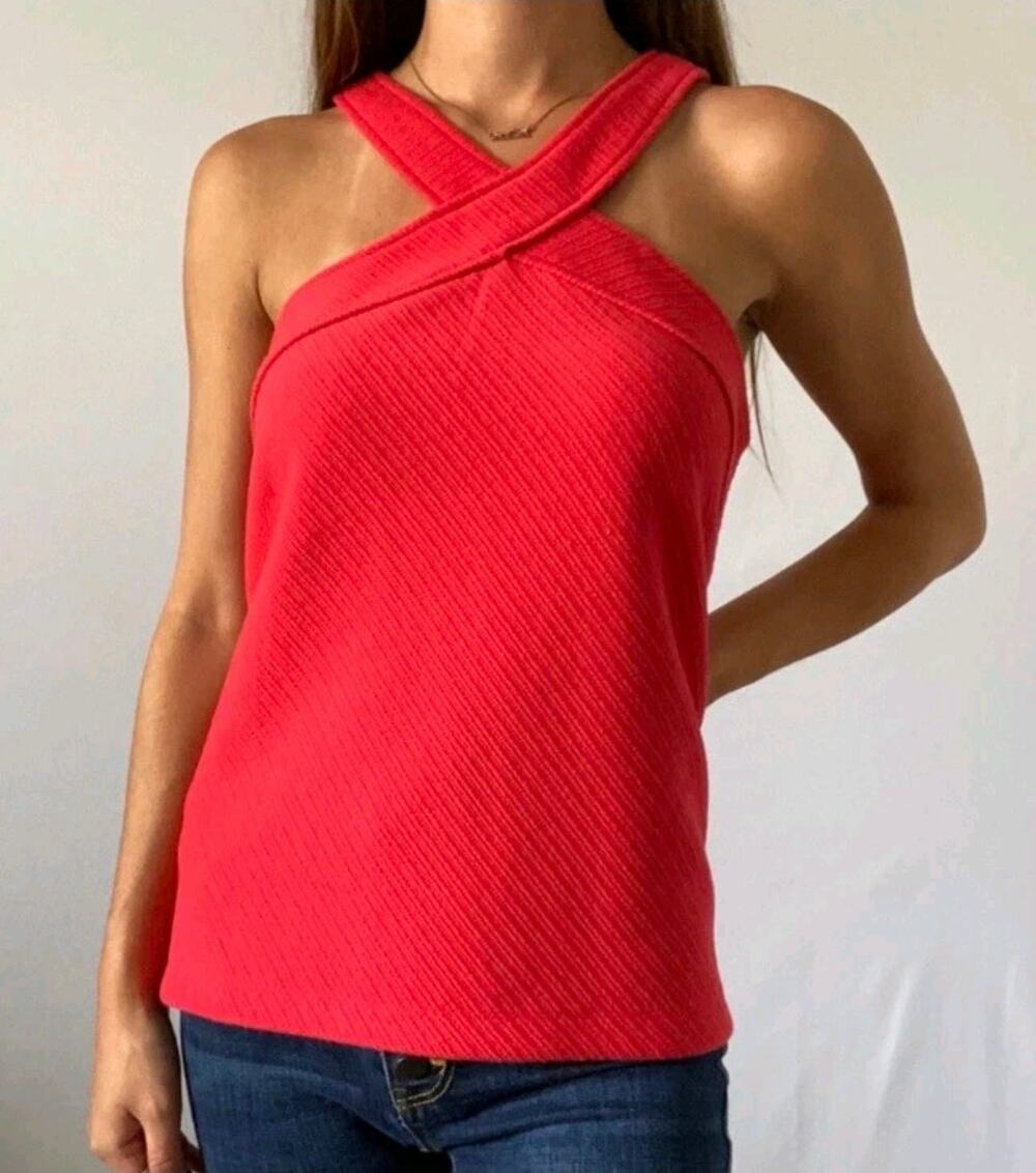 Anthropologie Crossover / Wrap-Neck Tank. Size M. Retails $98